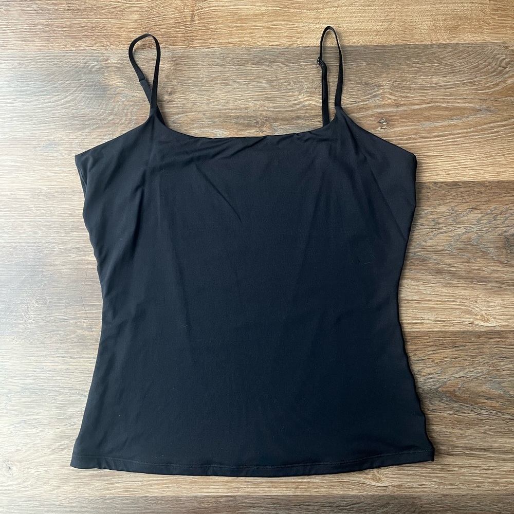 PUMIEY Black Double Lined Camisole Top